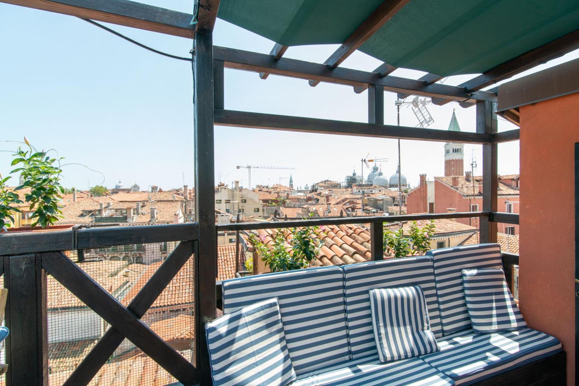 Penthouse With Rooftop Terrace And 360 Views Of Venice - Venice5Th Exterior foto